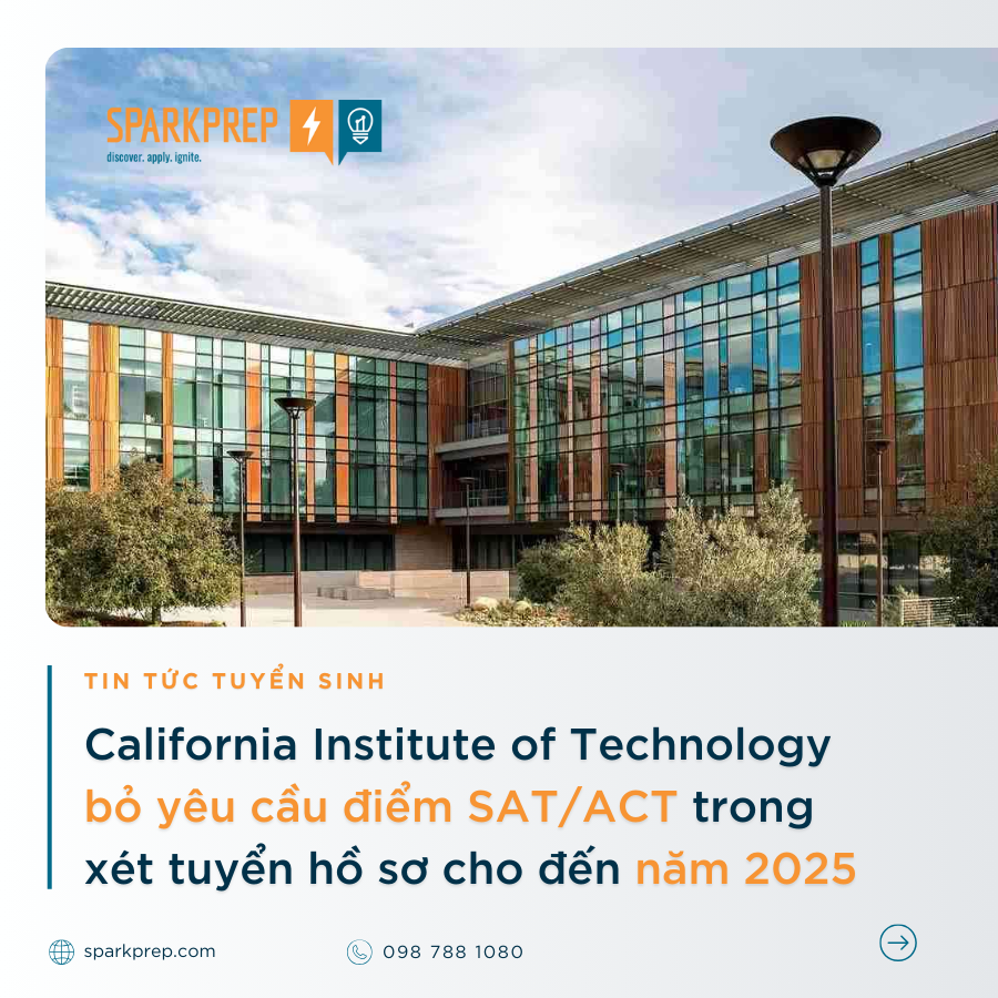 California Institute of Technology bỏ yêu cầu điểm SAT/ACT trong quá trình tuyển sinh cho đến năm 2025